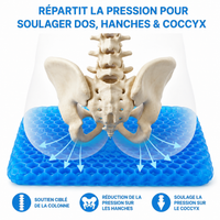 LE CONFORT NOUVELLE GÉNÉRATION
Coussin en gel alvéolé MyErgoPure - vue 6